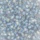 Miyuki Delica Perlen 11/0 - Transparent light marine blue gold luster DB-110